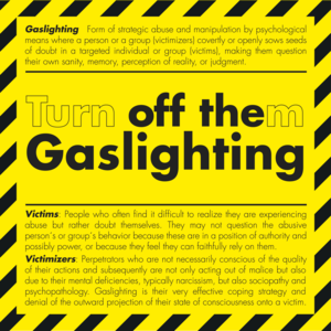 Gaslighting yellow english